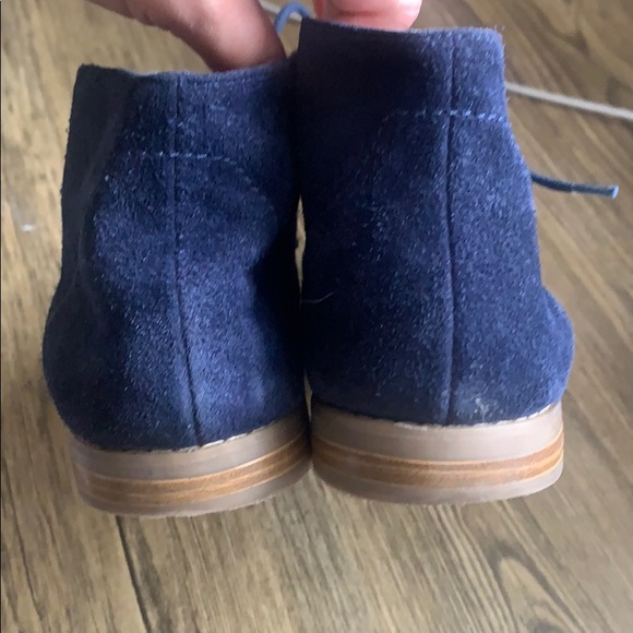 Franco Sarto Blue leather suede shoes - Picture 6 of 8